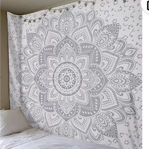 Beautiful white and silver Tapestry